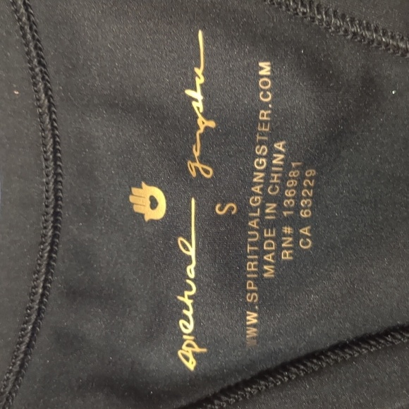 Dream Tech Eco Racer Tank in Black Spiritual Gangster Size Small NWT - Picture 11 of 13